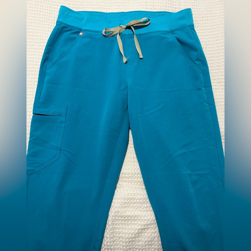 FIGS teal Zamora jogger pants medium